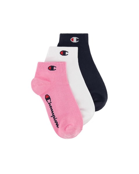Champion Unisex Core 3Pp Quarter Socken Rosa Fuchsia GrößE 35-38-image