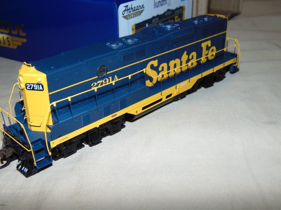 ATHEARN GENESIS HO 82709 SANTA FE GP7B B UNIT DIESEL DCC & SOUND -BRAND ...