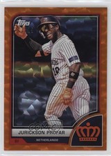 2023 World Baseball Classic Orange Cracked Ice Foil 13/25 Jurickson Profar 0mb3