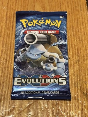 2016 Pokemon TCG XY Evolutions Single Booster Pack Authentic New Factory Sealed