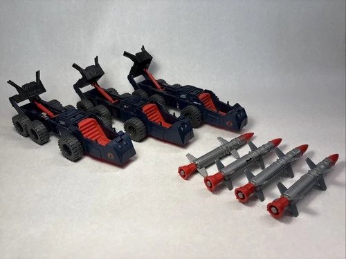 Vintage 1988 Hasbro GI Joe Cobra Adder Lot Of 3