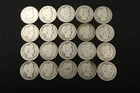 NobleSpirit (TSC) VALUABLE 1/2 Roll (20) BARBER 25c Mixed Dates AS FOUND #1