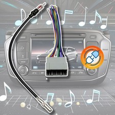 Car Radio Wiring Harness w/Antenna Adapter Connector For 2002-07 Dodge Ram