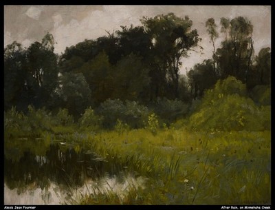 Alexis Jean Fournier After Rain on Minnehaha Creek O 1 Vintage Kunstdruck Poster