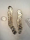 1960P WASHINGTON QUARTER 90% SILVER CH. BU BRILL UNC 40 COIN ROLL TYPE B REVERSE