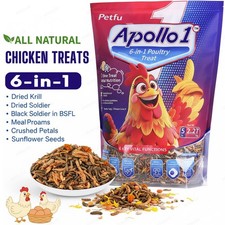 All Natural 6 in 1 Poultry Treat 5LB for Strong Eggshells Rich Yolks Healthy Hen