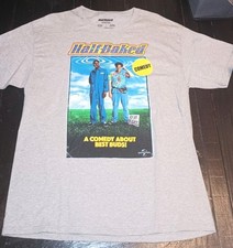 Dave Chappelle & Jim Breuer (Half Baked) Grey T Shirt NWOT