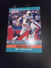 Mark Clayton, 1990 Pro Set, #177, Miami Dolphins,