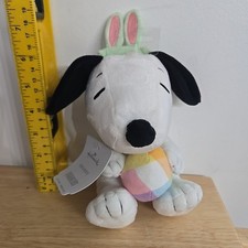 Hallmark EASTER Peanuts SNOOPY 8" Plush NWT Bunny Ears Easter Egg NWT