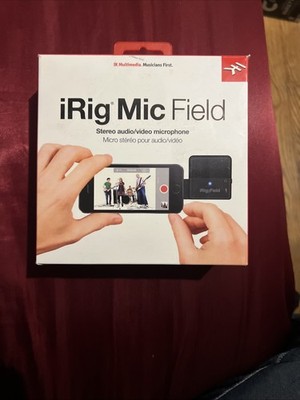 IK Multimedia iRig Mic Field Stereo Audio/Video Microphone for iPod iPhone iPad