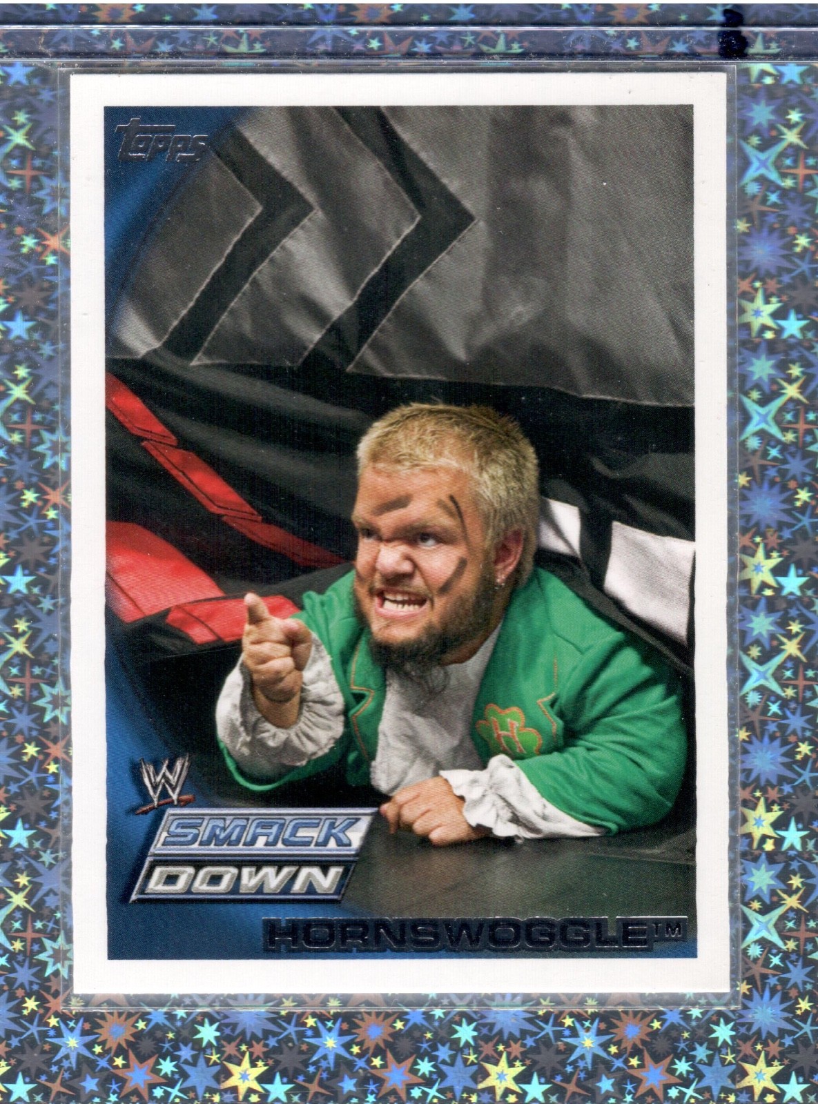 2010 TOPPS WWE - Hornswoggle #44 Wrestling Trading Card 👀🔥