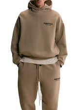 Essentials Fear Of God Authentic Desert Sand Hoodie Sweatpant Set Size Small