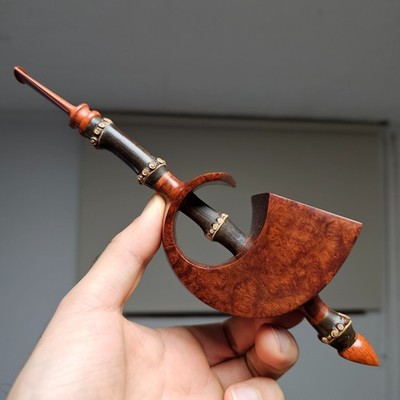 Tabakpfeife von Sergey Cherepanov-NEU Bamboo-Briar Tobacco Smoking pipe