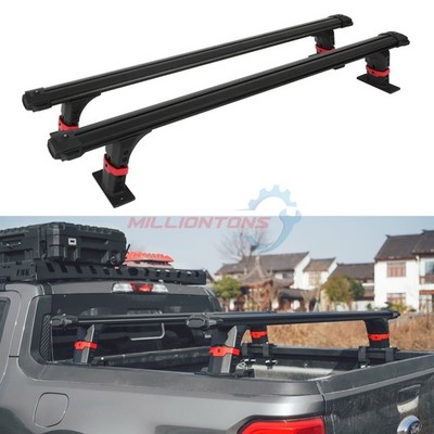 Heavy-Duty Universal Truck Bed Rack for Tonneau Cover with T-Slot Rail Cross Bar