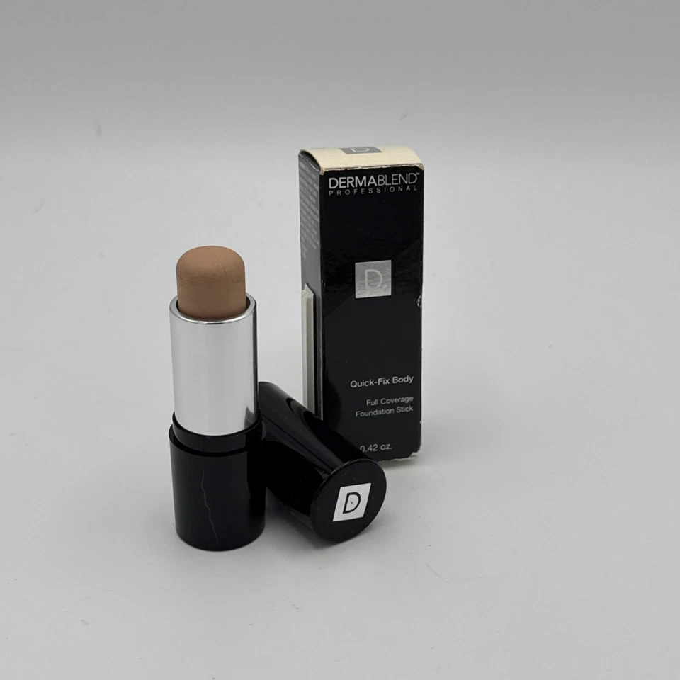 Dermablend Quick-Fix Body Foundation Stick 35W Tan Tattoo Scar Coverage NIB - Image 4 of 4