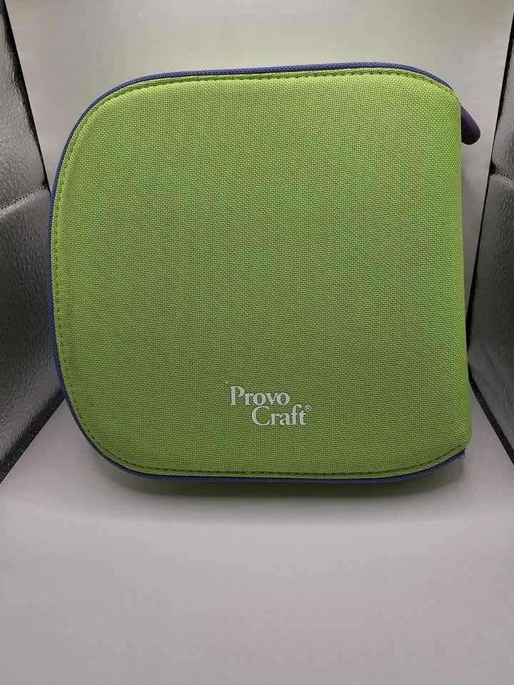 Cuttlekids Cuttlebug Provo Craft Lot 30+ Die Cut Shapes w/ Zipper Case Scrapbook - Image 2 of 4