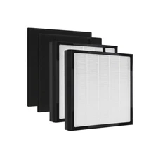 Nispira 3-In-1 HEPA Carbon Filter for Zigma Smart Air Purifier Aerio-300, 2 Pk