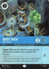 Daisy Duck - Ghost Finder 217/204 Disney Lorcana Whispers in the Well EPIC