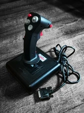 F-16 Combat Stick Flight Simulator Joystick Controller 15 Pin Untested