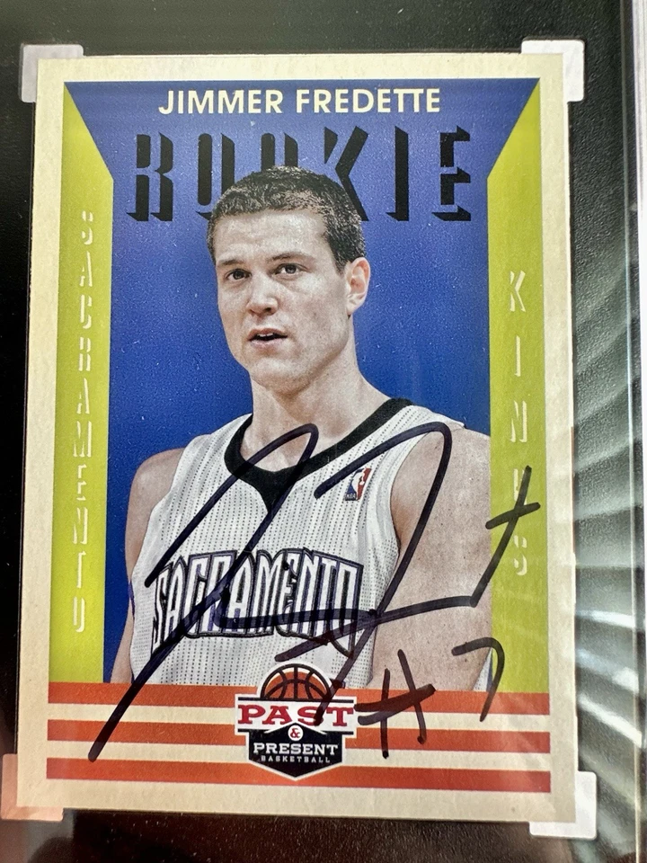 2012 Panini Past & Present Jimmer Fredette SGC Authentic Rookie Auto RC BYU - Image 4 of 4
