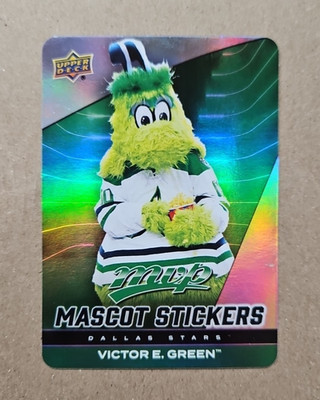 Victor E. Green - Dallas Stars - 2025-26 UD MVP - Mascot Stickers Insert - #MS-9