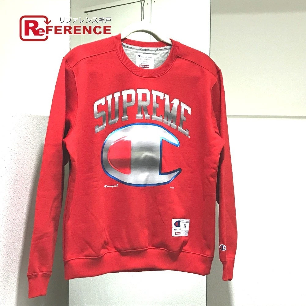 Sweat col rond Supreme grand logo 19SS Supreme S