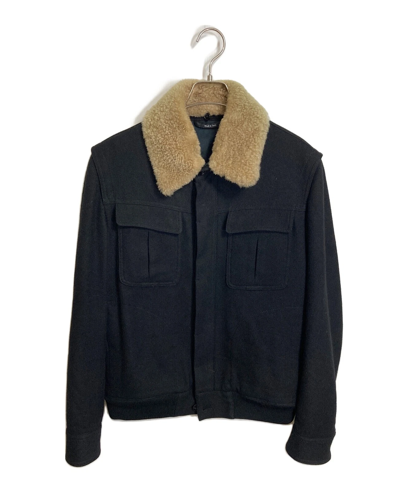 MAISON MARGIELA Martin Margiela14 Pilot Boa GIACCA Nero Taglia:48