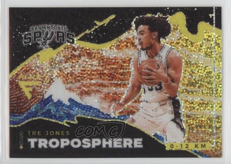 Tre Jones #38 2020-21 Panini Flux Basketball Troposphere