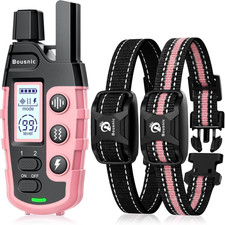 Dog Shock Collar 2 Dogs 5-120Lbs - 3300 Ft Waterproof Training Collar for Dogs