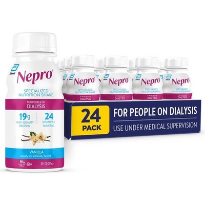 Nepro Nutrition Shake for People on Dialysis, 19g Protein, 420 Calories,
