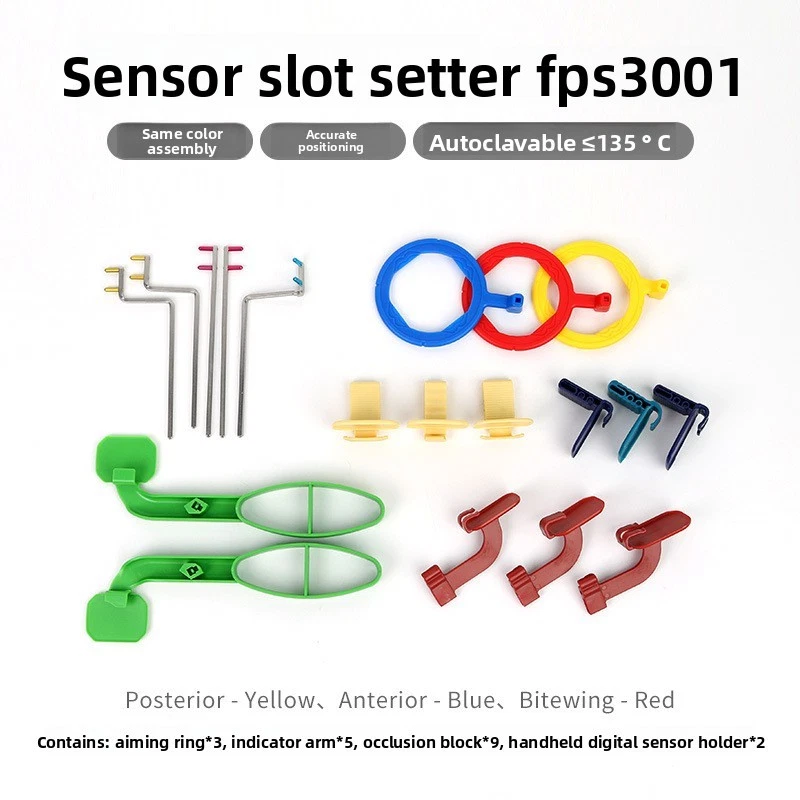 Soporte para sensor digital dental anillo de orientación de rayos X ala de mordida/brazo anterior/posterior Foto 3 de 4