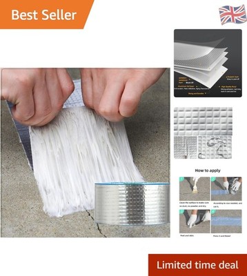 5 cm x 5 m Butyl-Blinkband - wasserdicht, UV-beständig zur Dachabdichtung