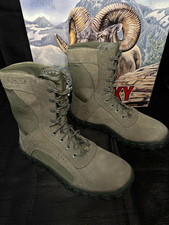 Rocky S2V Combat Tactical Boots Green Men&rsquo;s 10M Water-Resistant Vibram