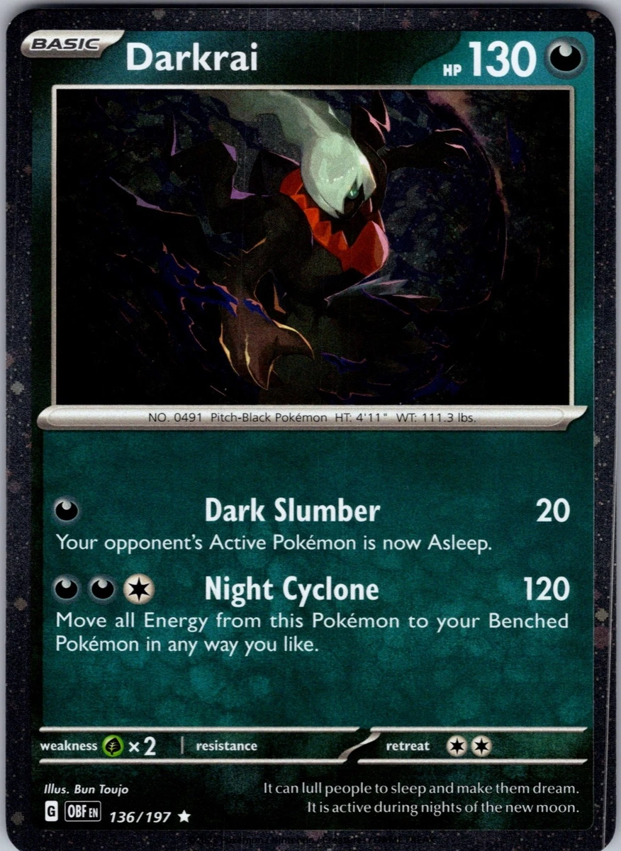 Pokemon Card Darkrai for sale | eBay