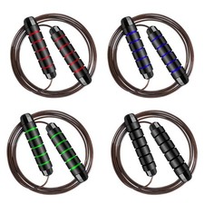 Speed Jump Rope Full-Body Workouts Fitness Tangle-Free Adjustable Steel Cable