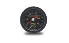 RUSSELL 0-15 Fuel PSI Gauge Liquid Filled Black- 650310
