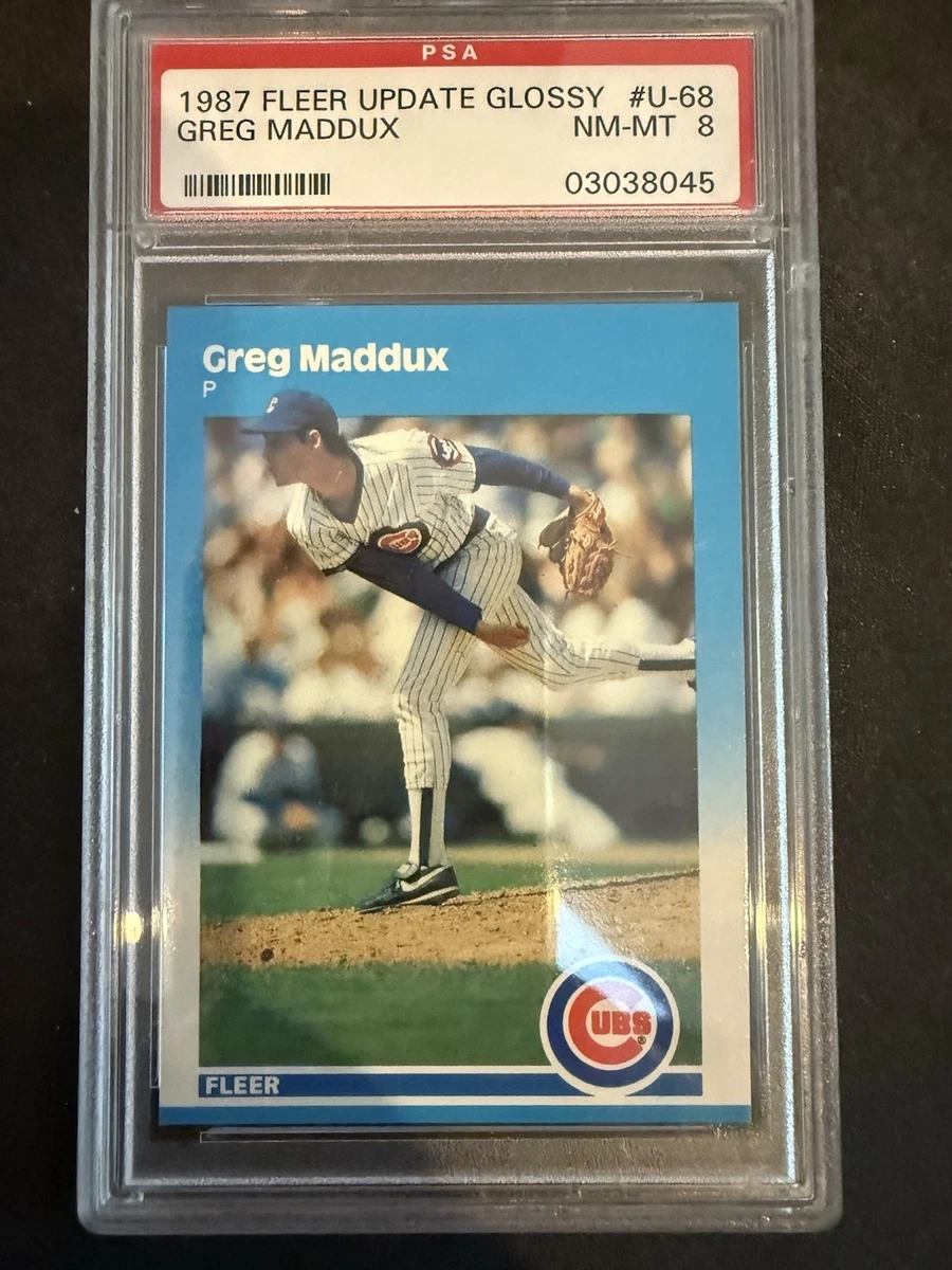 Fleer Greg Maddux Rookie Baseball Sports Trading Cards