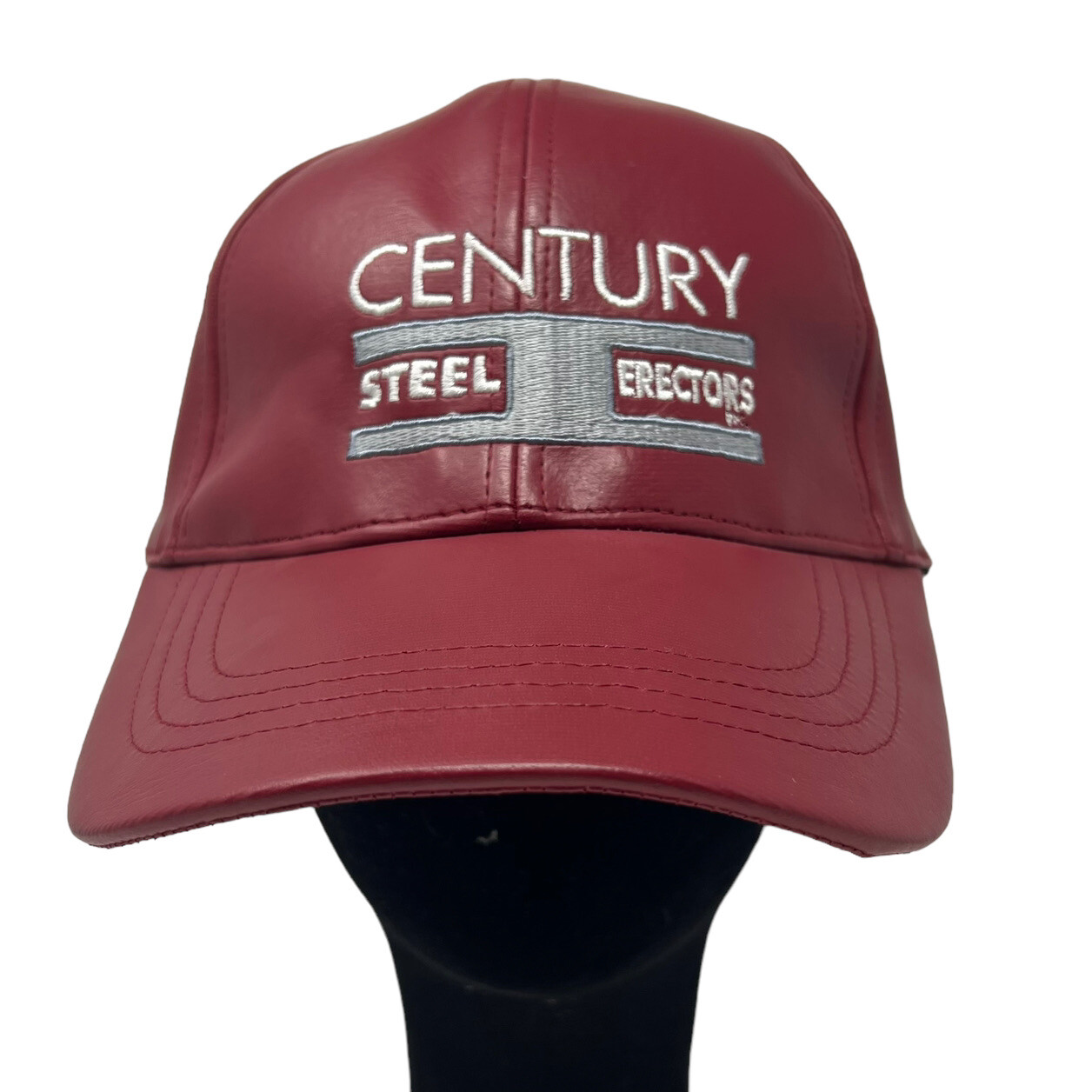 Century Steel Erectors Pittsburgh PA Leather Strapback Hat Cap Retro Vintage eBay
