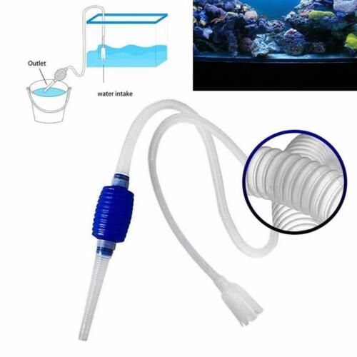 Aquarium Fish Tank Gravel Vacuum Cleaning Cleaner Siphon Water S0M1 X0I2 O7P3