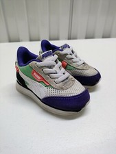 PUMA Baby Girl Shoes Future Rider Purple Cute Infant Toddler Sneakers Sz 5c