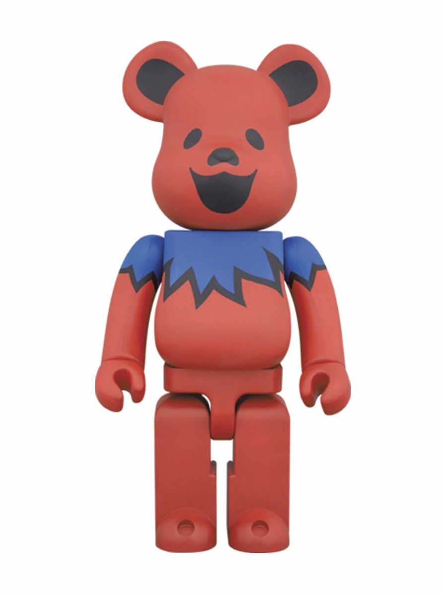 Medicom Bearbrick Grateful Dead Dancing Bears RED 1000% Be Medicom Bearbrick Grateful Dead Dancing Bears RED 1000% Be