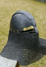 Medieval Viking Helmet Mild Steel Norse 18 Gauge lerp Gift Cosplay Item