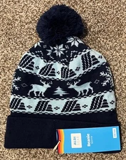New ALDI GEAR BEANIE HAT Pom One Size 2023 CHRISTMAS HOLIDAY Reindeer Tree Cap