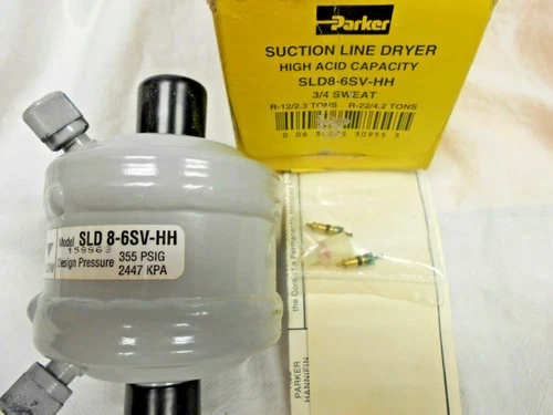 Parker Suction Line Dryer High Acid Capacity SLD8-6SV-HH 