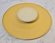 Vintage Tupperware 14” Dip-n-Serve Chip and Dip/Veggie Server Tray Bowl and Lid