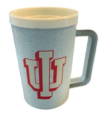 Indiana Hoosiers Super Thermo 22 Oz Insolated Beverage Mug Betras USA
