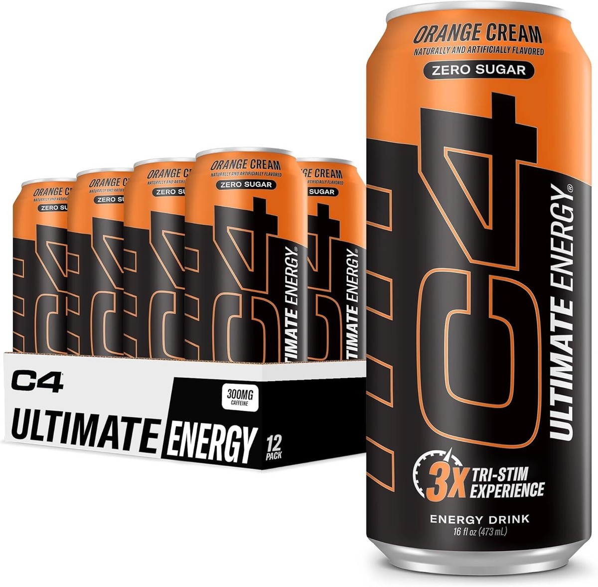 C4 Ultimate Pre Workout 300mg Caffeine TeaCrine+Dynamine Orange