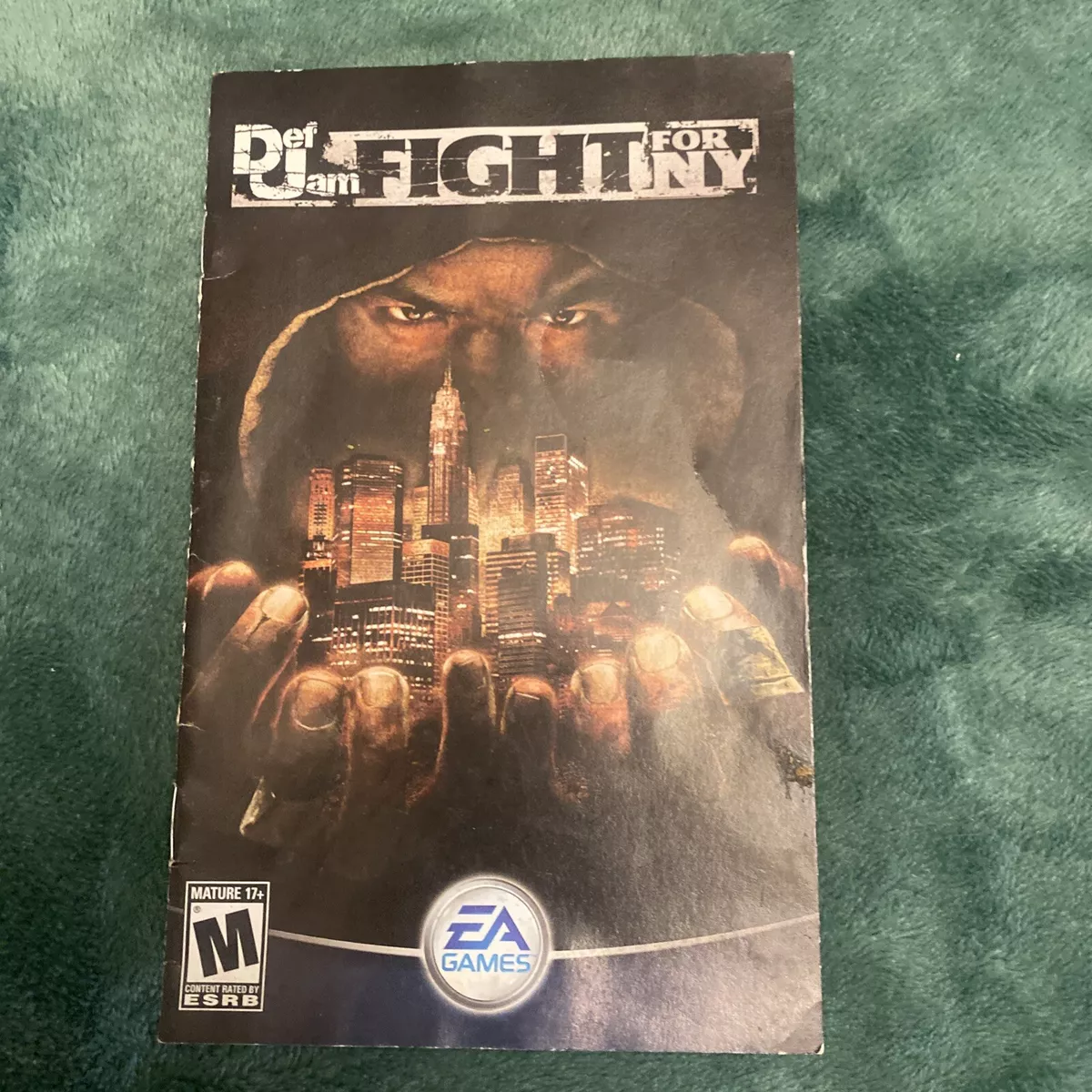 Def Jam Fight for NY (Sony PS2) ARTWORK AND MANUAL! NO GAME!!