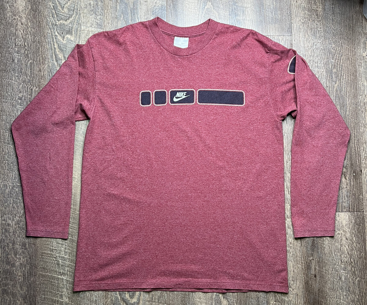 Vintage 90s 00s Nike Center Swoosh Long Sleeve T-Shirt 22.5 Vintage 90s 00s Nike Center Swoosh Long Sleeve T-Shirt 22.5
