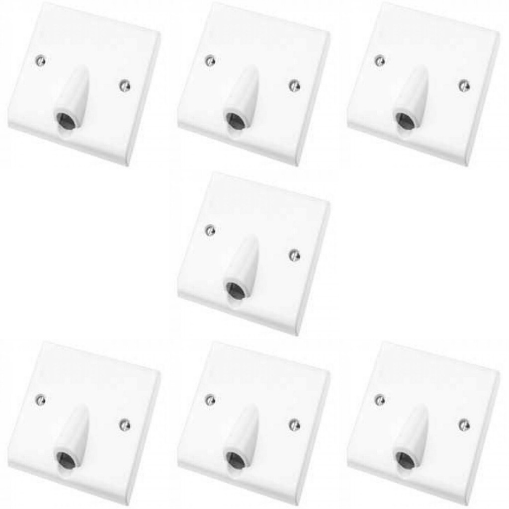 7 x Deta S1215 Flex Outlet Plates - 20 Amp (with connection terminals)
